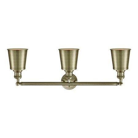 Innovations Lighting 3 Light Vintage Dimmable Led Adjustable Bathroom Fixture 205-AB-S-M9-AB-LED